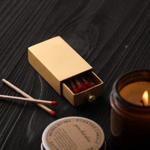 Maxery cassetto in ottone scatola di fiammiferi elegante contenitore in ottone satinato contenitore contenitore portatile fiammifero in ottone massiccio - Product Image 3