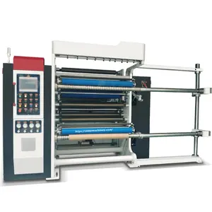 high quality human-computer interface Roll To Rolls Blotting Paper slitting and rewinding machine