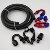 Tuyau d'arrosage Flexible, pour tuyau en nylon ou acier tressé noir, lot de 10 m, 1/2, 1/4, 3/8, 3/16 ou 5/16 pouces