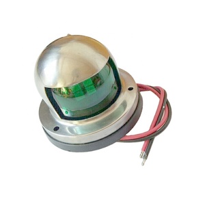 Luz LED lateral <span class=keywords><strong>de</strong></span> navegación <span class=keywords><strong>marina</strong></span>, barco, yate, acero inoxidable, 12V DC, rojo y verde - Product Image 4