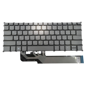 Teclado Ruso con Retroiluminación Gris para Portátil <span class=keywords><strong>Lenovo</strong></span> <span class=keywords><strong>Ideapad</strong></span> <span class=keywords><strong>S540</strong></span>-14IWL <span class=keywords><strong>S540</strong></span>-14API S550-14 PC4SPB SN20M62327 9Z.NDIIBN.E01 - Product Image 1