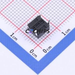 TSD001B06518A Tactile <b>Switch</b> Through hole Component (THT)-4P,6x6mm <b>Switch</b> Round Button 1.8N Through Hole 6mm - Product Image 2