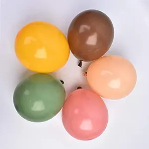 Grosir 5 10 12 18 36 inci balon dekorasi pesta ulang tahun balon warna Retro lateks bundar