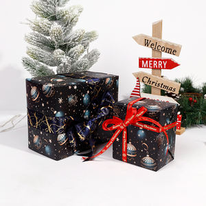 New Design Hot Sale <b>Christmas</b> Gift <b>Wrapping</b> Foil <b>Paper</b> 43*300 cm <b>Roll</b> Foil Wrap <b>Paper</b> Packing - Product Image 2
