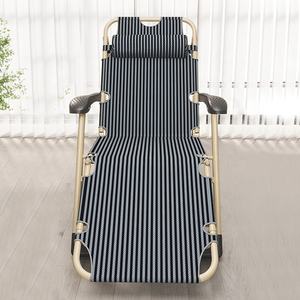 Jardín al aire libre Luz del Sol-Cómoda silla plegable de metal Cama Silla de playa portátil ajustable con colchón - Product Image 5