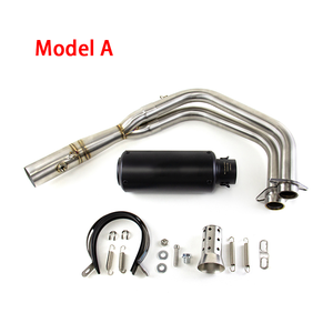Para <span class=keywords><strong>Kawasaki</strong></span> <span class=keywords><strong>Vulcan</strong></span> <span class=keywords><strong>S</strong></span> 650 EN650 VN650 2015-2025 Tubo de enlace de escape Silenciador Consejos Sistema de deslizamiento - Product Image 3