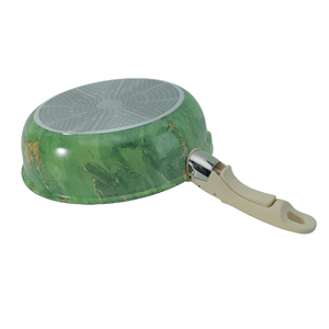 Juego de Utensilios de Cocina Profesionales de 5 Piezas, de Acero al Carbono, con Revestimiento Antiadherente de Malaquita Verde, Apilables, Aptos <span class=keywords><strong>para</strong></span> Inducción, con Certificación LFGB - Product Image 4