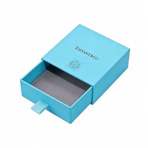 Customized High-End Embossed Rigid Jewelry Packaging Drawer Box Matt Lamination Recyclable Paper Box for Ring Earrings - Product Image 6