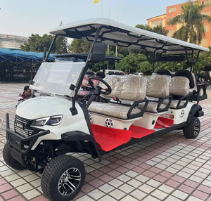Nouveau véhicule électrique de luxe à 4 roues et 8 places, chariot de chasse et de golf en acier au carbone, moteur 5KW, vitesse maximale de 30 km/h, fabricant - Product Image 2