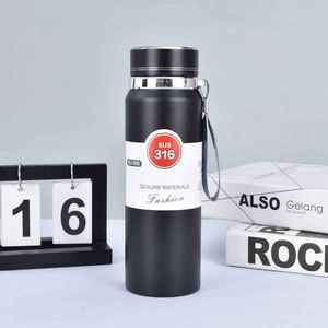 Thermos portable en acier inoxydable 316 à isolation sous vide avec couvercle anti-fuite, écologique, grande capacité pour les voyages - Product Image 3