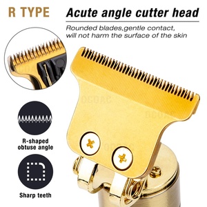 Recortadora de Pelo Profesional Inalámbrica Recargable con Cuchilla en T para Hombres, <span class=keywords><strong>Afeitadora</strong></span> de Barba para <span class=keywords><strong>Cabeza</strong></span> Calva con Ajuste a <span class=keywords><strong>Cero</strong></span> - Product Image 2