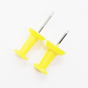 Thumb Tack 8mm Plastic Circular H-Shaped Nail For Felt Board Corkboard Photo Wall - Product Image 1
