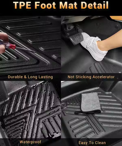 KQD แผ่นยางรองพื้นรถยนต์สำหรับ Toyota Vios E <span class=keywords><strong>2023</strong></span>พรมปูพื้นรถยนต์ป้องกันทุกสภาพอากาศอย่างแม่นยำดีไซน์ใหม่ - Product Image 3