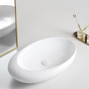 Lavabo <span class=keywords><strong>de</strong></span> table en marbre moderne Lavabo à la <span class=keywords><strong>main</strong></span> Lavabo moderne en céramique porcelaine Lavabo pour installation <span class=keywords><strong>de</strong></span> comptoir <span class=keywords><strong>de</strong></span> salle <span class=keywords><strong>de</strong></span> bain - Product Image 6