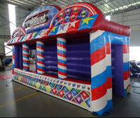 Tienda de campaña inflable para tienda de carnaval, soporte de premios, expositor de juegos de carnaval portátil