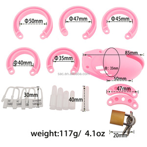 SacKnove Jouet sexuel masculin pas cher en silicone SM, dispositif anti-pénis inversé, <span class=keywords><strong>cage</strong></span> de <span class=keywords><strong>chasteté</strong></span> pour homme adulte - Product Image 5