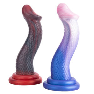 Fantasy Silikon Monster Dildo König Cobra Schlange G-Punkt Prostata-Massage gerät Sexspielzeug Alien Knot Dildo mit starkem Saugnapf - Product Image 4