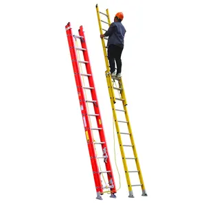 16-40 aluminum step fiber glass step extension ladder fiberglass folding combination step extension ladder