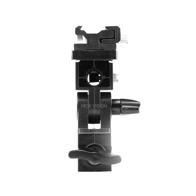 Type D Metal Flash Hot Shoe Adapter Trigger Umbrella Holder Swivel Light Stand Bracket Box Compatible Godox YONGNUO for