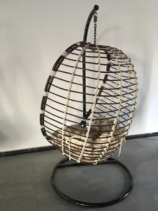 Giá có thể điều chỉnh trong nhà ngoài trời Patio PE mây treo trứng đu ghế - Product Image 5