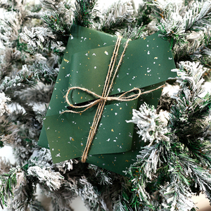 Personalizado 80g lujo estampado en caliente fiesta de cumpleaños del Día de San Valentín 43*300 cm embalaje de regalo de Navidad caja de cosméticos papel de regalo - Product Image 3