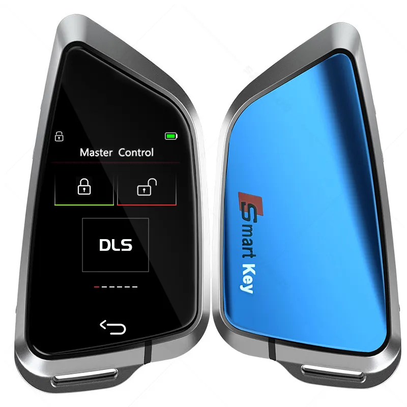 Chiave intelligente con ingresso telecomando LCD universale modificata per coltello BMW stile