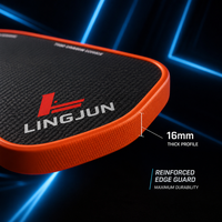 Pala de Pickleball de Fibra de Carbono T700 con Recubrimiento UV, Núcleo de Panal de Abeja de Alta Densidad, Absorción de Impactos, Raqueta de Pickleball Profesional para Torneos
