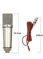Microphone professionnel pour ordinateur, idéal pour la diffusion et la diffusion de podcasts