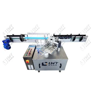 Leadworld automatic tin bottle laber machine can paper wet glue labeling machinery