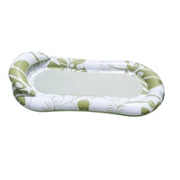 Matelas flottant gonflable pliable avec filet, hamac de piscine individuel pour parc aquatique