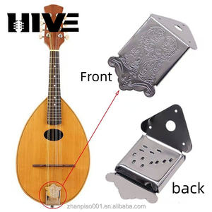 Cordier de pont de <span class=keywords><strong>mandoline</strong></span> en métal chromé d'origine de haute qualité-Accessoire et outil d'instruments de musique durables - Product Image 6