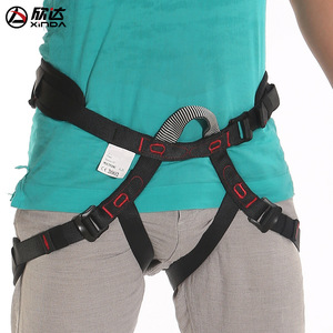 Arnés de escalada de medio cuerpo Xinda, cinturón de seguridad ajustable de poliéster para escalada en roca, montañismo y trabajos en altura. - Product Image 2
