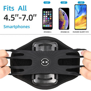 Tách 360 Xoay Ba lô dây đeo điện thoại di động Clip điện thoại chủ eo vành đai clip thể thao túi cho điện thoại di động - Product Image 3