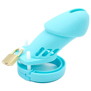 Dispositivo de Castidad Masculino con Candado, Limpiador de Castidad de TPE, Producto Sexual para Adultos, Juguetes Sexuales, Jaula para Pene, Amor Mágico <span class=keywords><strong>CB6000</strong></span> - Product Image 3