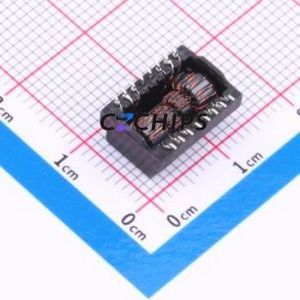 Transformador LAN HX1198FNLT SMD-16P, Inductor de 12.7x9.1mm 1CT:1CT/1CT:1CT 350uH - Product Image 2