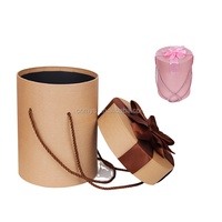Emballage en papier de carton Kraft biodégradable de 0.3oz Push up pour baume à lèvres forme cylindrique de bâton déodorant rond pour l'utilisation du thé