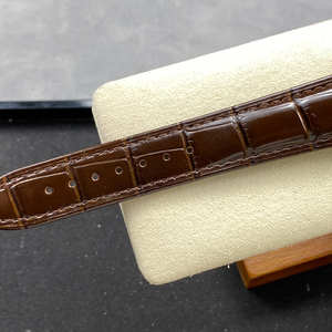 Montre automatique de luxe pour homme, boîtier en or rose, cadran argenté, aiguilles bleues, calendrier annuel, phase de lune, bracelet en cuir - Product Image 6