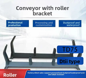 TD tipi konveyör için makaralı konveyör bant aksesuarları için <span class=keywords><strong>TD75</strong></span> tipi konveyör rulo braketi kullanılır - Product Image 2
