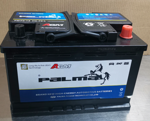 팔마 48AGM (H6-75L) <span class=keywords><strong>24</strong></span> 개월 보증 딥 사이클 자동차 <span class=keywords><strong>AGM</strong></span> BCI 그룹 48 배터리 - Product Image 1