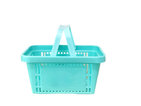 Prix d'usine Petits paniers en plastique Style japonais Panier de douche personnalisé mignon Paniers à provisions avec poignées