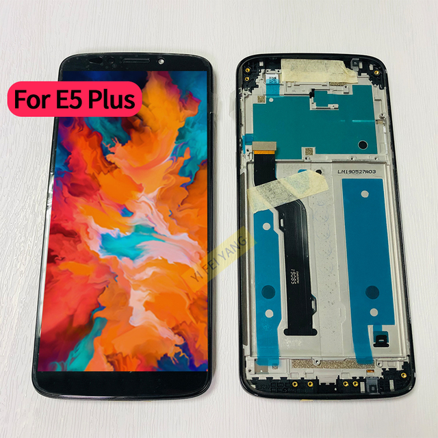 6.0" Original With Frame LCD Display Touch Screen Digitizer for Motorola Moto E5 Plus One Action G9 Power Z Play G8 Vision