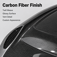 Capot en fibre de carbone OEM 3K Twill brillant, rigide, durable, léger, pièces de carrosserie automobile de qualité supérieure, capot moteur en fibre de carbone
