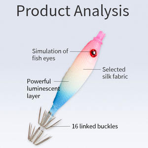 Hameçons de pêche au calmar lumineux de haute qualité TGD, appât pour crevettes et calmar, jig à double calmar, nouveauté - Product Image 3