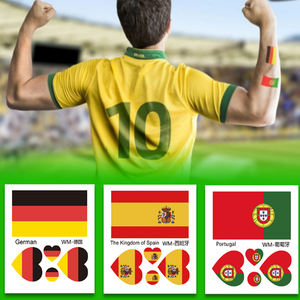 <span class=keywords><strong>Tatuaje</strong></span> Facial <span class=keywords><strong>de</strong></span> Fanático del Fútbol, <span class=keywords><strong>Tatuaje</strong></span> <span class=keywords><strong>de</strong></span> <span class=keywords><strong>Bandera</strong></span> Nacional para Competencia, <span class=keywords><strong>Tatuaje</strong></span> Temporal para Brazo <span class=keywords><strong>de</strong></span> Fanático del Fútbol - Product Image 4