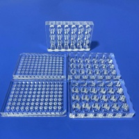 Usine personnalisée Enzyme hémagglutinine fusionnée Quartz Elisa plaque Cuarzo silice fondue Quartz verre 24 puits plaque
