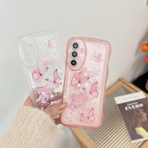 Glitter stelle farfalla trasparente custodia del telefono per <span class=keywords><strong>Samsung</strong></span> <span class=keywords><strong>Galaxy</strong></span> A56 A36 A26 A16 A06 A05 A15 A25 A55 5G morbido TPU bordi dei bordi - Product Image 2