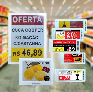 E Ink Spectrum 6 E6 Etiquetas de precio electrónicas de 10,2 pulgadas para Almacenamiento y suministros de supermercado Fábrica de pantallas de tinta electrónica de cuatro colores - Product Image 1