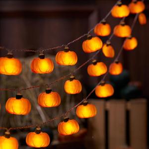 <b>LED</b> Halloween Thanksgiving Party Pumpkin and Maple Leaf Atmosphere <b>Light</b> String Scene Decoration <b>Lights</b> - Product Image 4