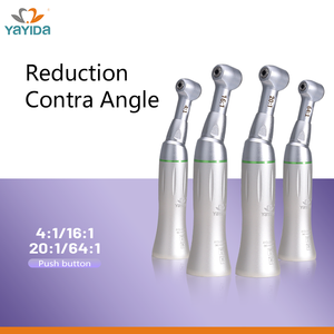 Contrangolo di cambio rapido 64:1 per impianto, corona e lavoro di laboratorio per 16:1 20:1 di riduzione dentale con pulsante <span class=keywords><strong>4</strong></span>:1 64:1 - Product Image 2