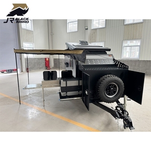 Mini <span class=keywords><strong>caravane</strong></span> tout-terrain multifonctionnelle, intérieur modulaire, remorquable par <span class=keywords><strong>moto</strong></span> - Product Image 4
